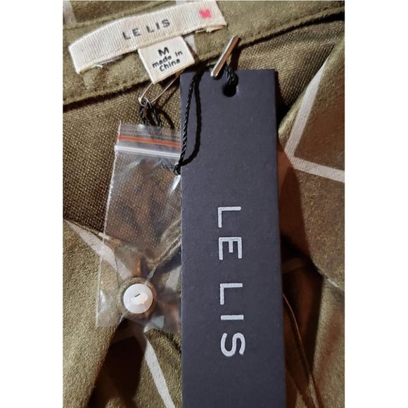 Le Lis Long Sleeve Romper Sz Medium NWT - Picture 5 of 10